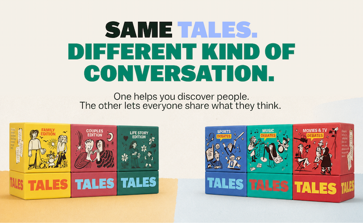 SAME TALES. DIFFERENT KIND OF CONVERSATION.