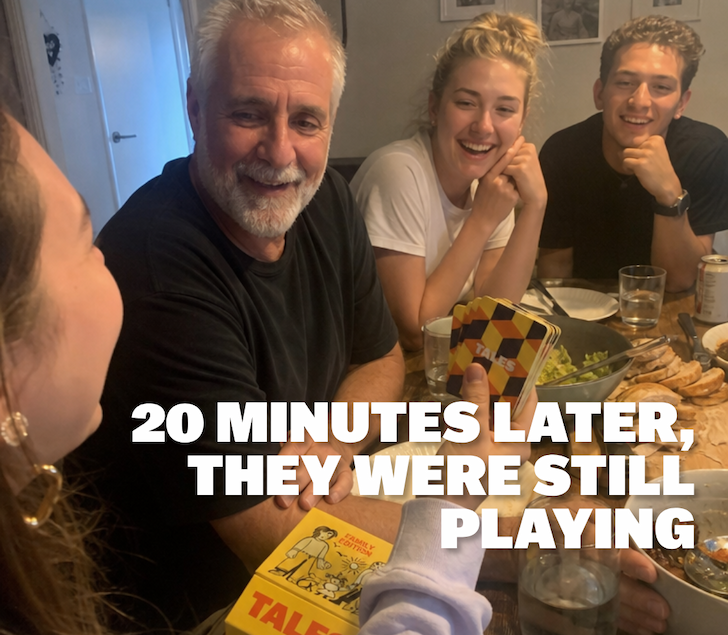 20 minutes later, they were still playing