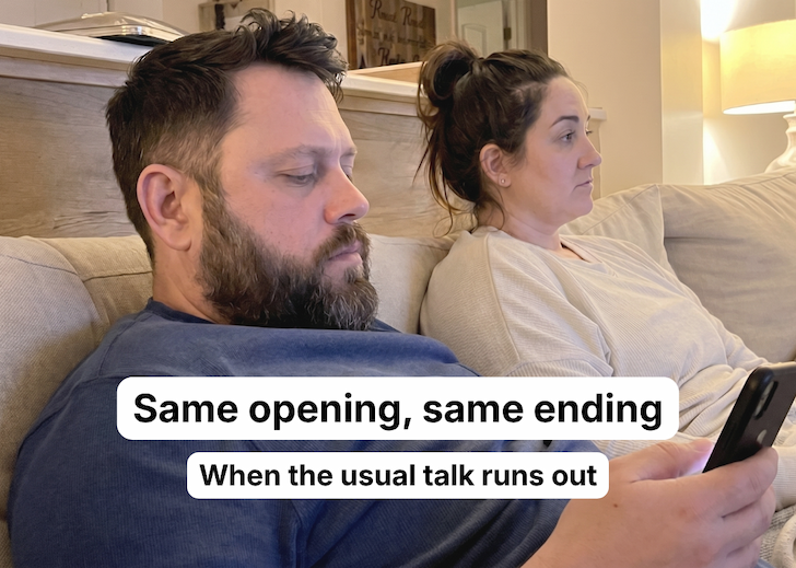 Same opening, same ending