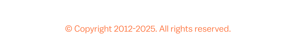 Copyright notice for 2012-2025, all rights reserved.