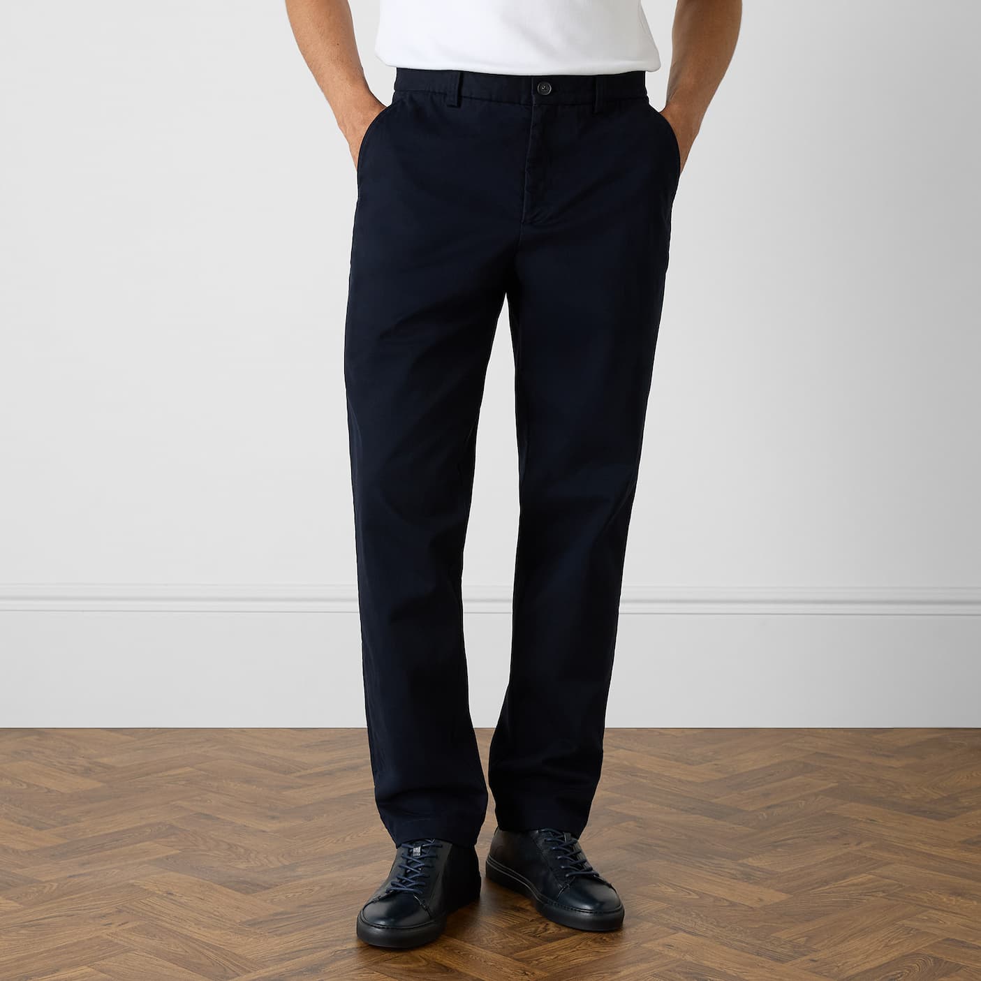 Terena Dark Navy Chino Trousers