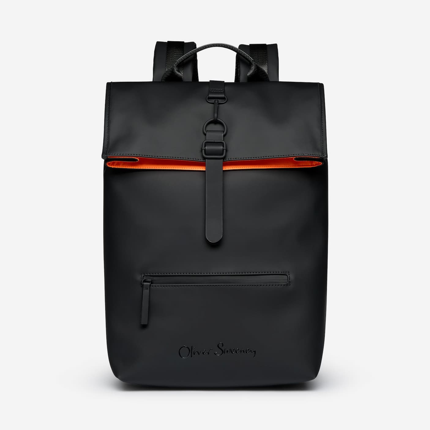 Croxall Black Rolltop Backpack