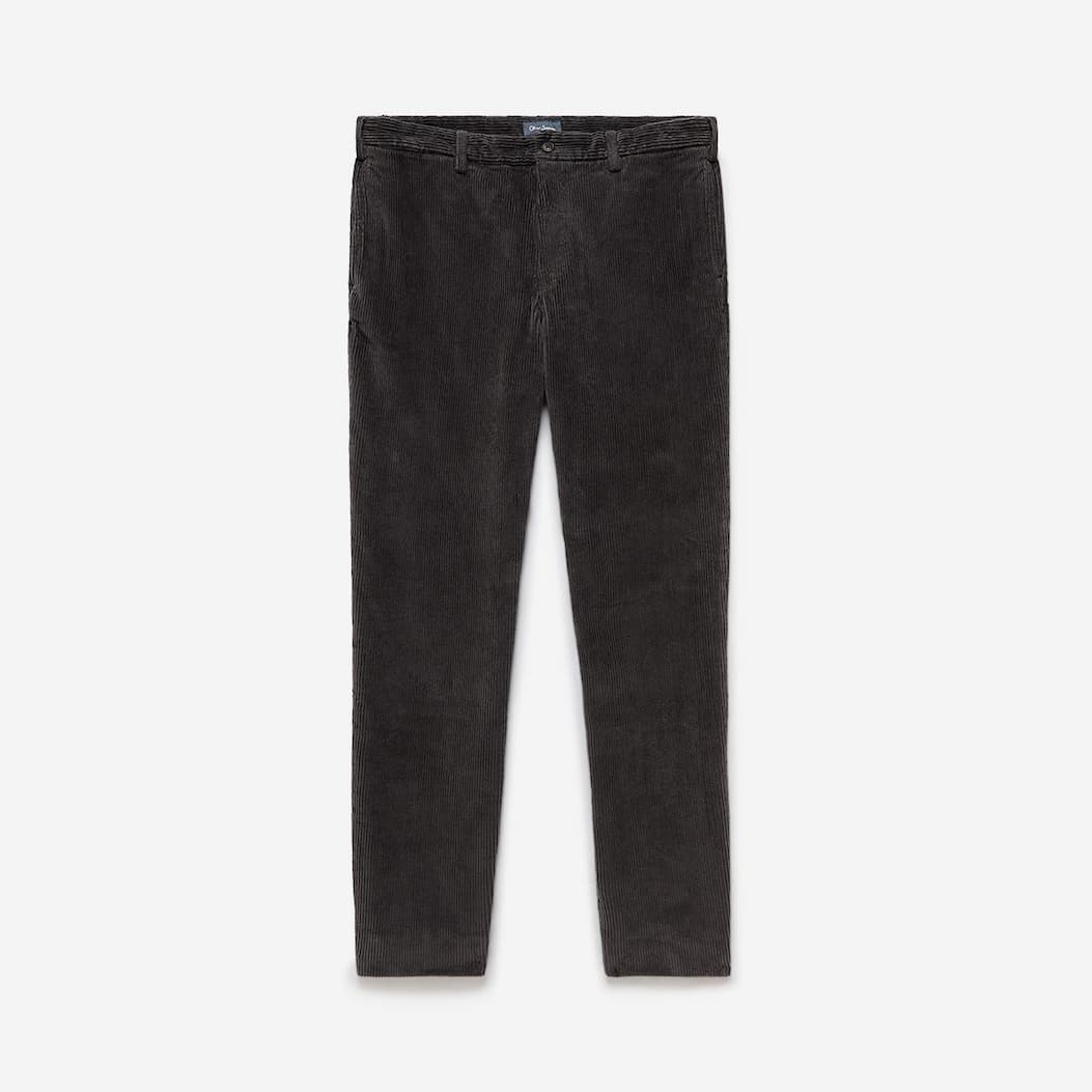 Ramada Dark Grey Cotton Corduroy Trousers