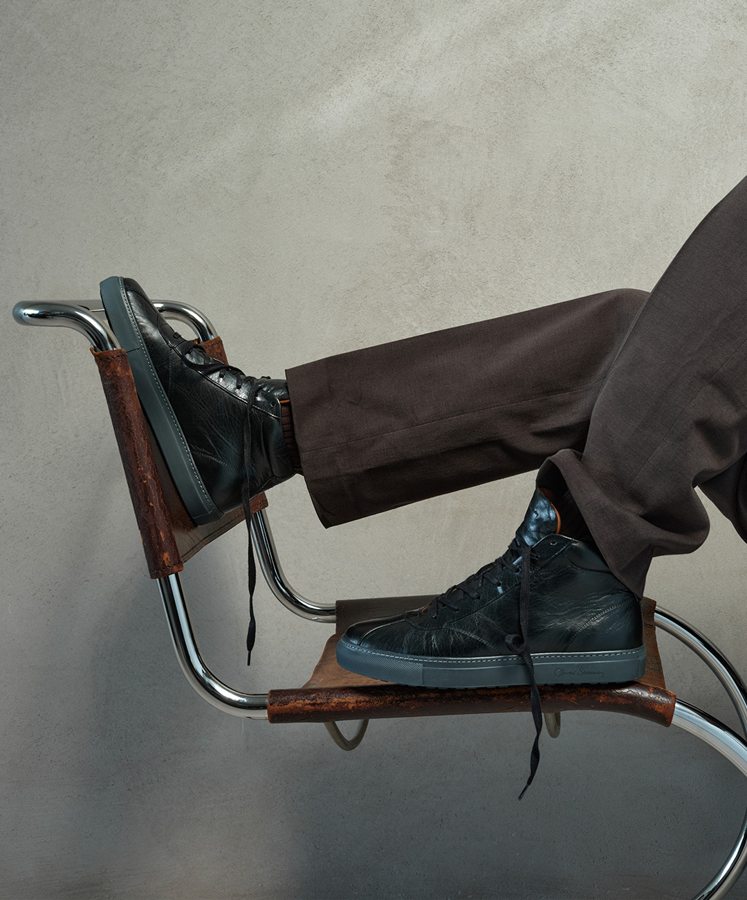 Defeza Black Trainers - AW26 Campaign