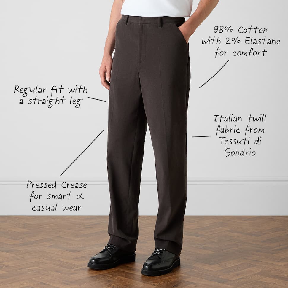Grey Formoso Trousers