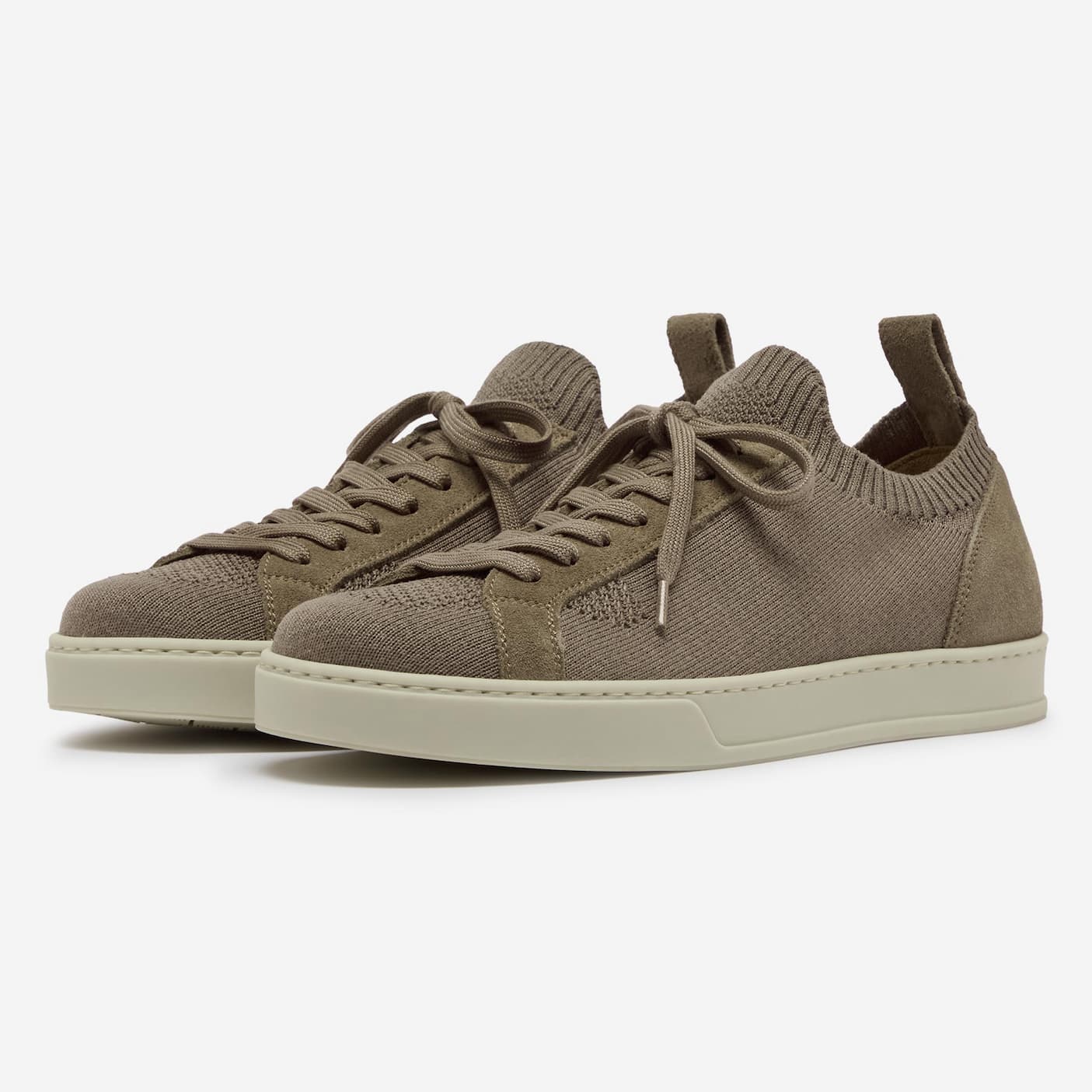 morella sand knitted sock trainers