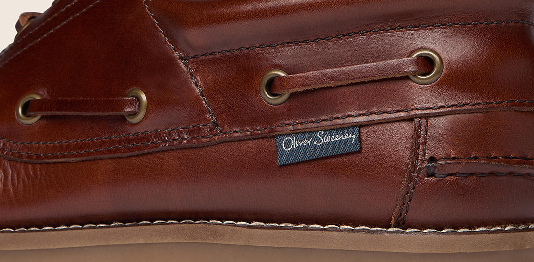 Monzon Tan Moccasins - Detail