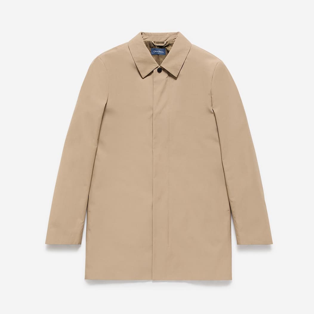 Huntingfield Stone Showerproof Cotton Mac