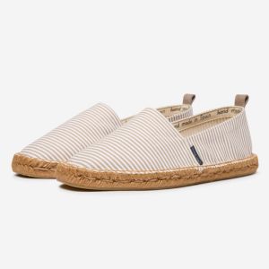caldeira tan cotton/linen espadrilles