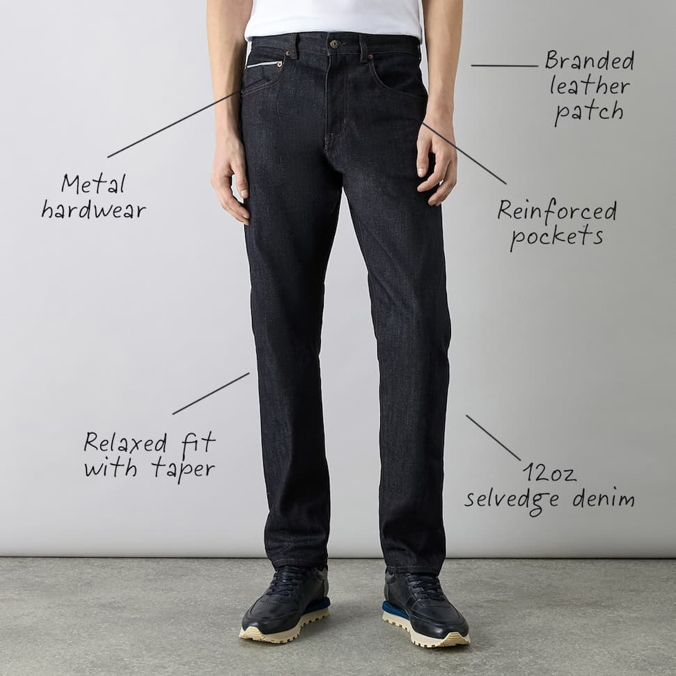Lagoa Midnight Selvedge Denim Jeans