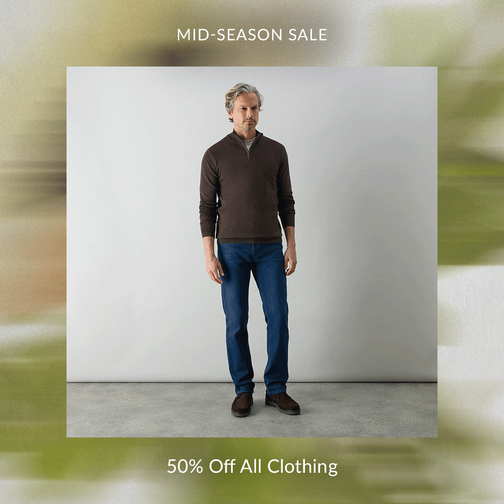 Mid season sale | 50% off all clothing
