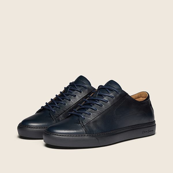 Sirolo navy buffalo trainers