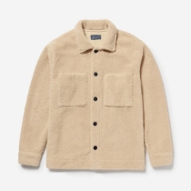 Lifford Ecru Fleece Overshirt