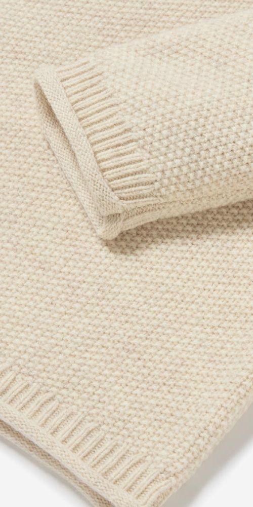 Glenurla Biscotto Lambswool Mock Neck Jumper