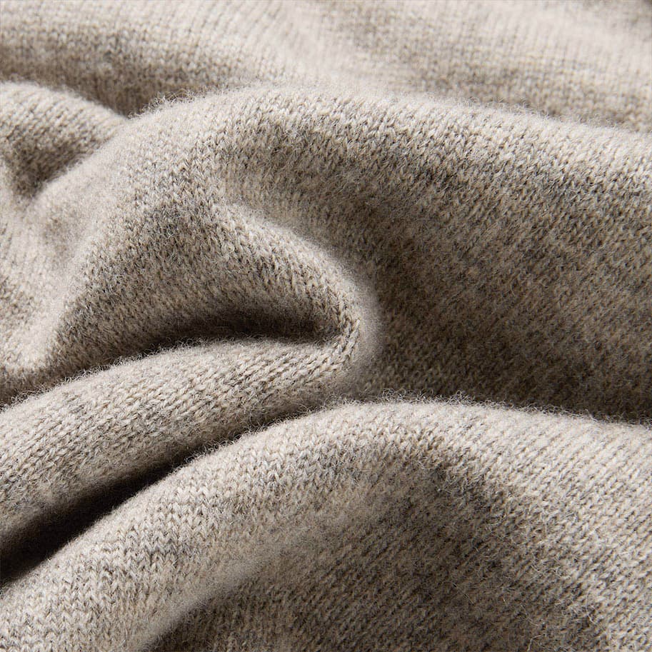 Blaney wheat polo sweater - detail