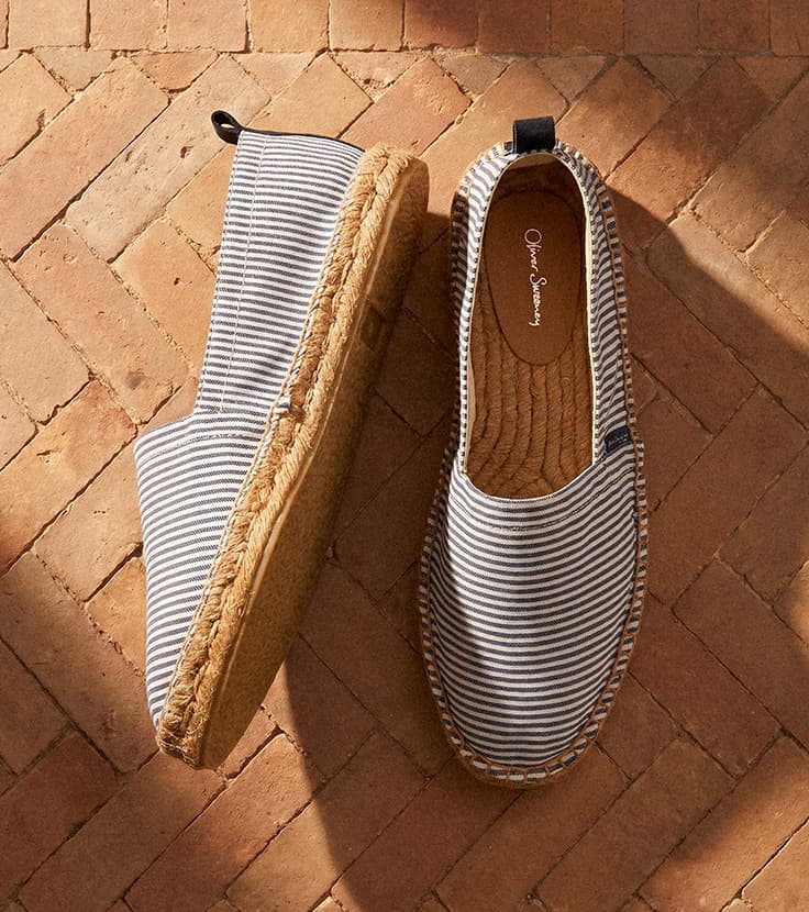 espadrilles handcrafted in specialist factories in spain
