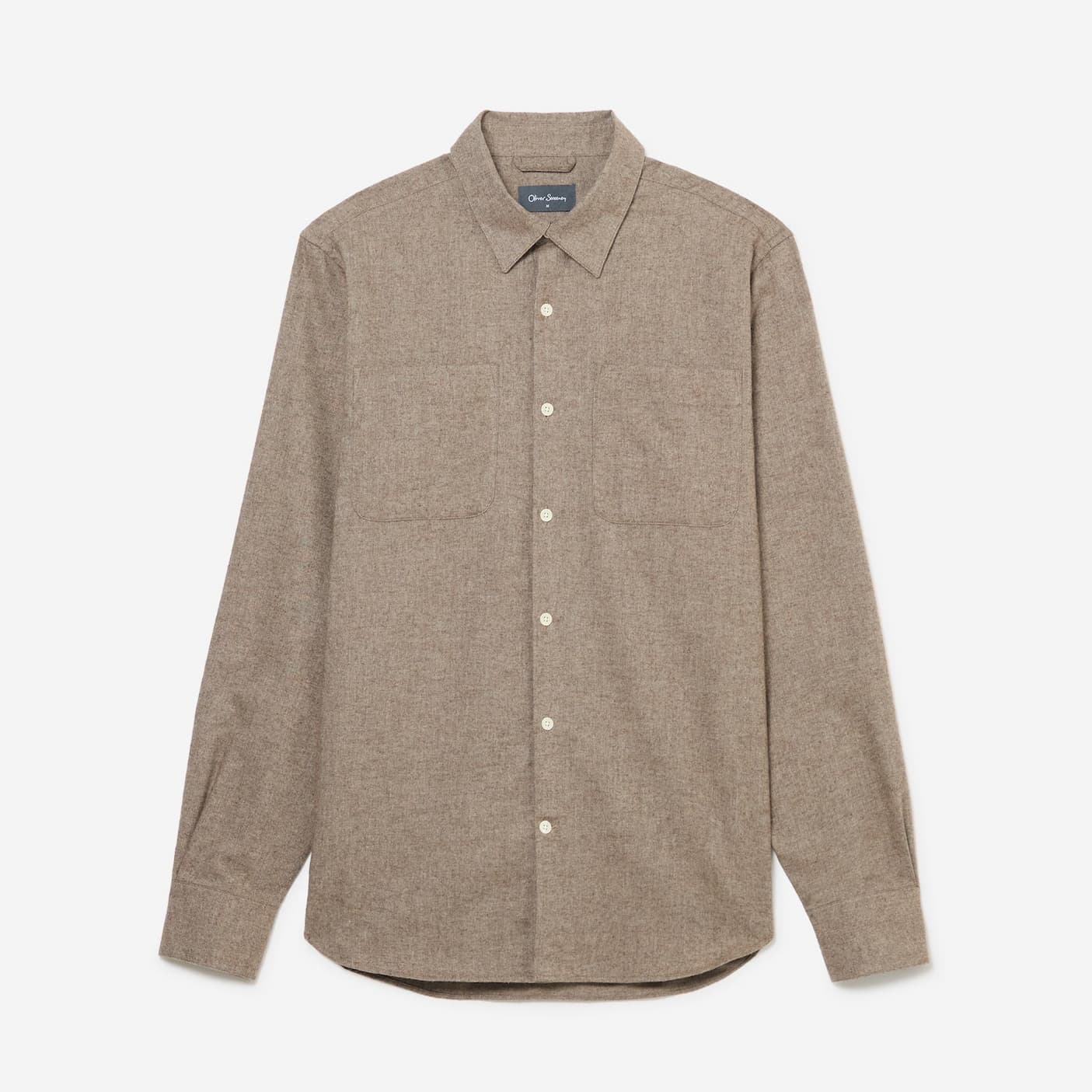 Ventos Mole Brushed Cotton Overshirt