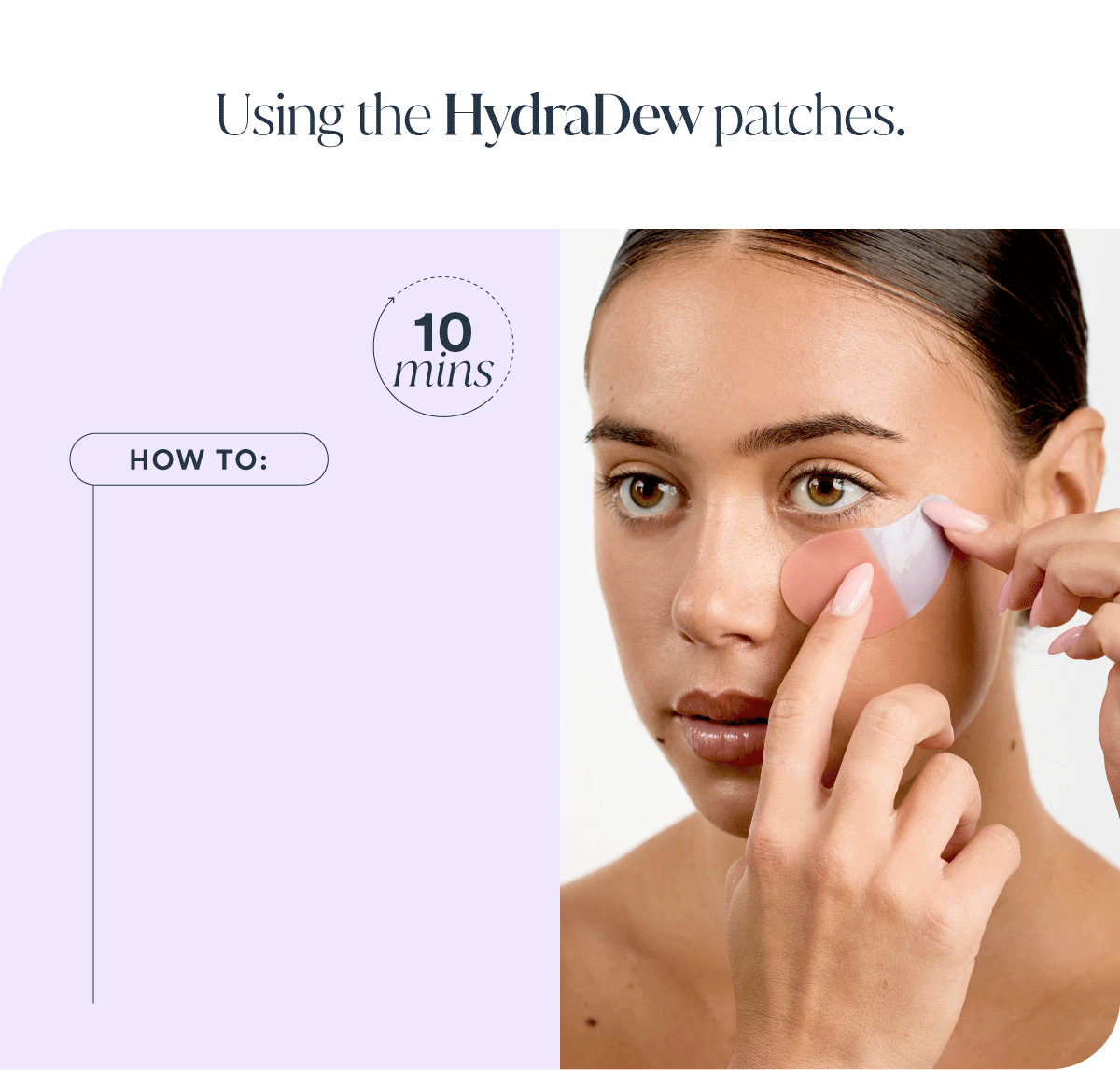 Using the HydraDew Patches
