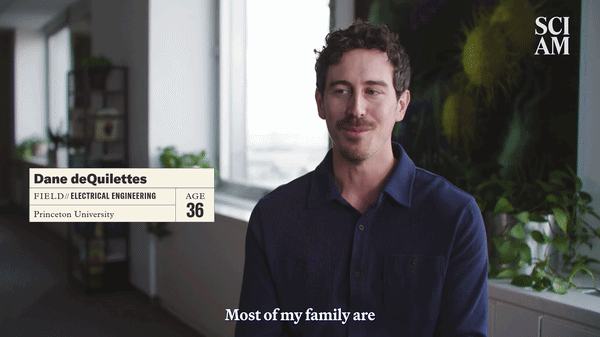 A GIF of an interview with Dane deQuilettes