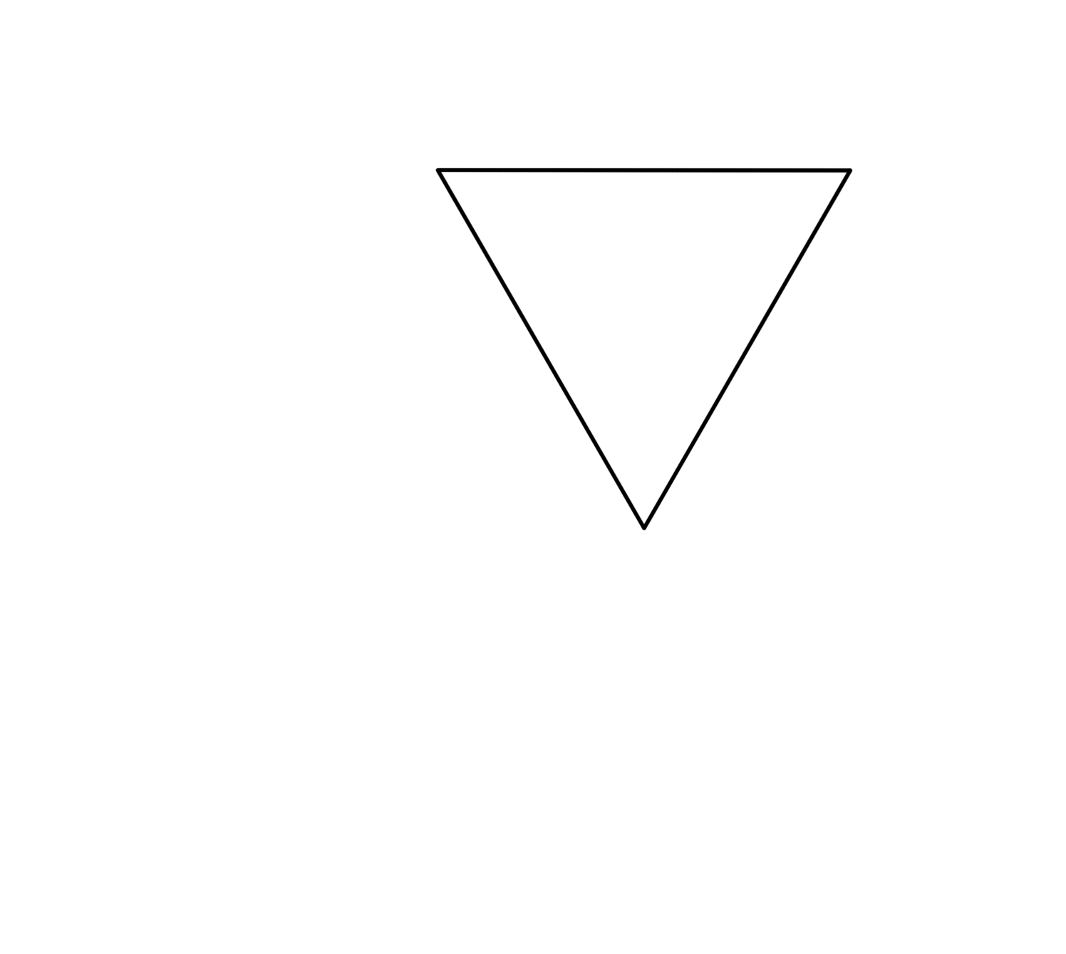 An equilateral triangle is dissected into four pieces. The internal polygons are animated, swinging apart and then reassembling into a square. The sequence reverses.