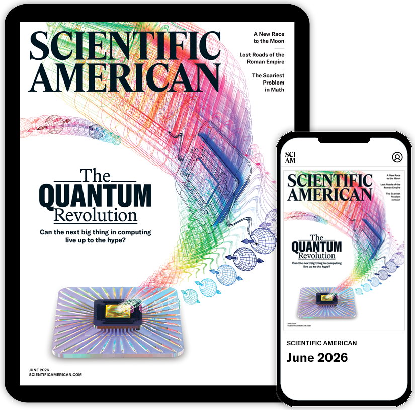 Read SciAm on tablet and phone
