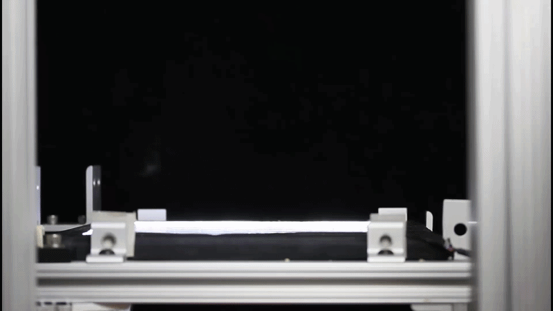 A GIF of a white sneaker scraping against a surface.
