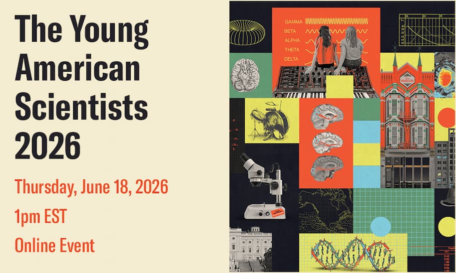 SciAm's Young American Scientists 2026 event