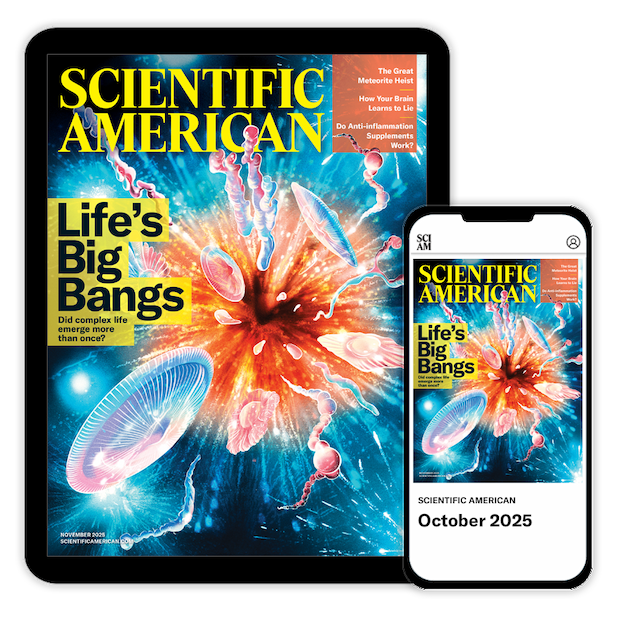 Tablet and Phone with SciAm Covers