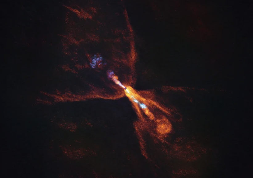 ALMA image of HOPS-315, a still-forming planetary system