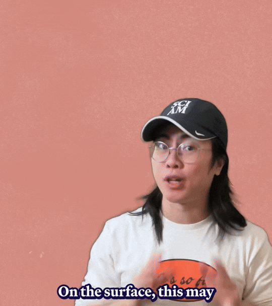 Person in a SciAm ballcap talking to the camera