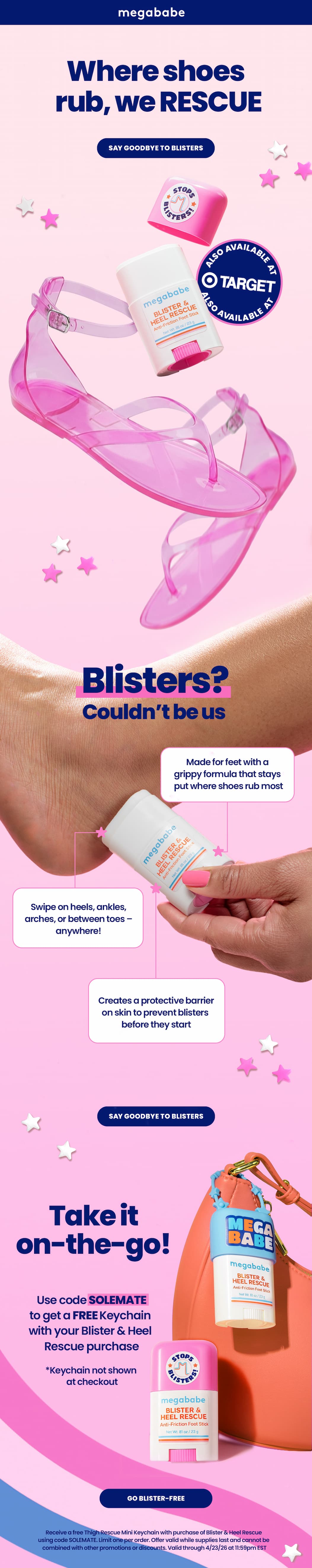 Never Blister Again