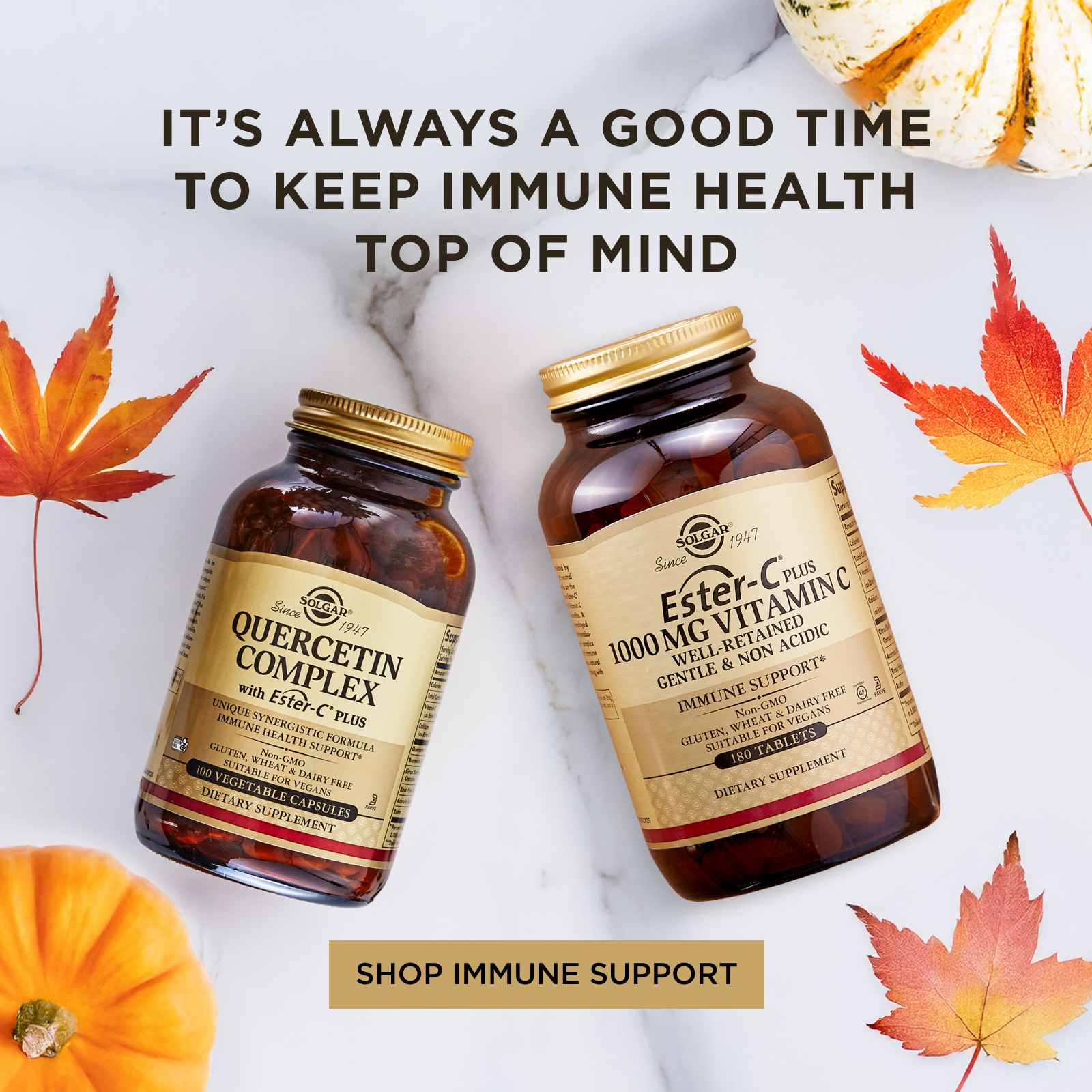 Keep immune health top of mind