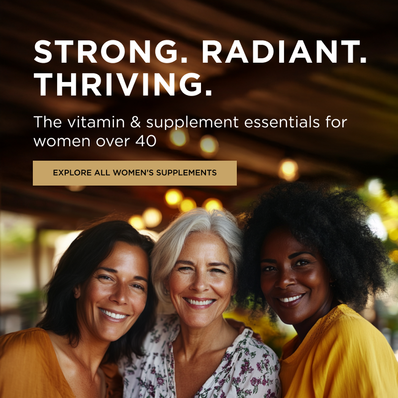 The vitamin & supplement essentials for women over 40  