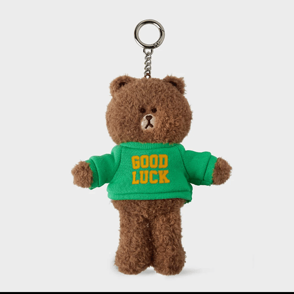 LINE FRIENDS
BROWN Soulmate Keyring (Good Luck) 