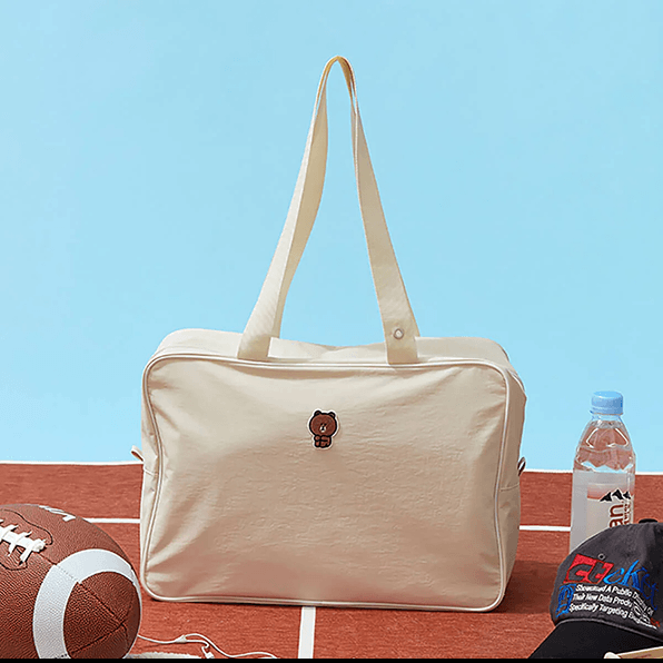 LINE FRIENDS
Field Day Ivory Gym Bag  