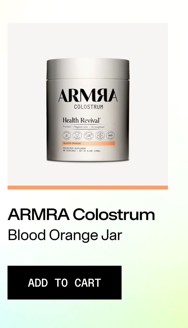 ARMRA Colostrum Blood Orange Jar ADD TO CART
