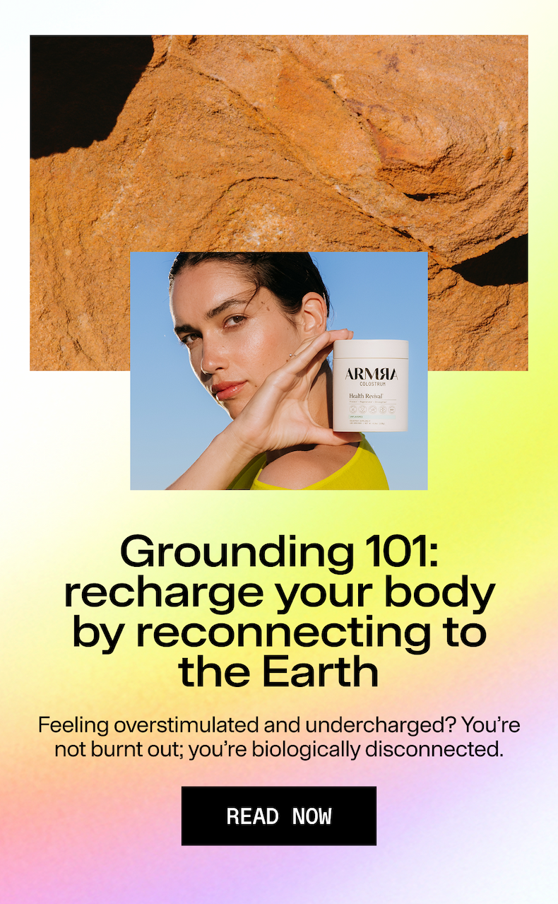 Grounding 101: Recharge your body by reconnecting to the Earth. Feeling overstimulated and undercharged? You're not burnt out; you're biologically disconnected | READ NOW