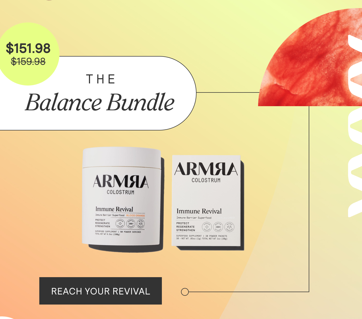 The Balance Bundle Reach Your Revival: Now $151.98 Before $159.98