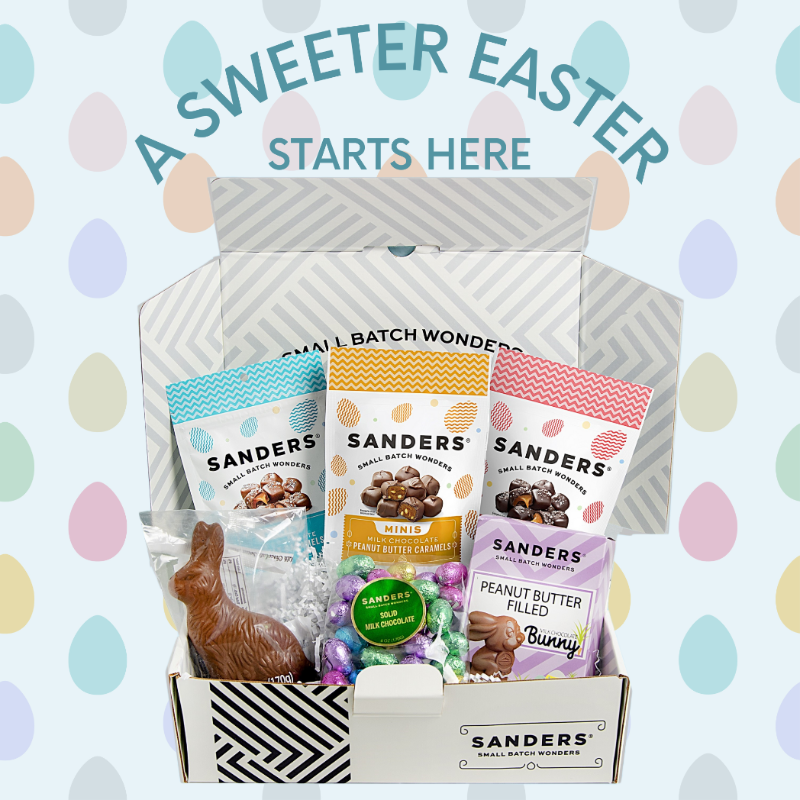 The Easter Bunny Doesn't Just Bring Baskets! 🐰🧺 Sanders Candy