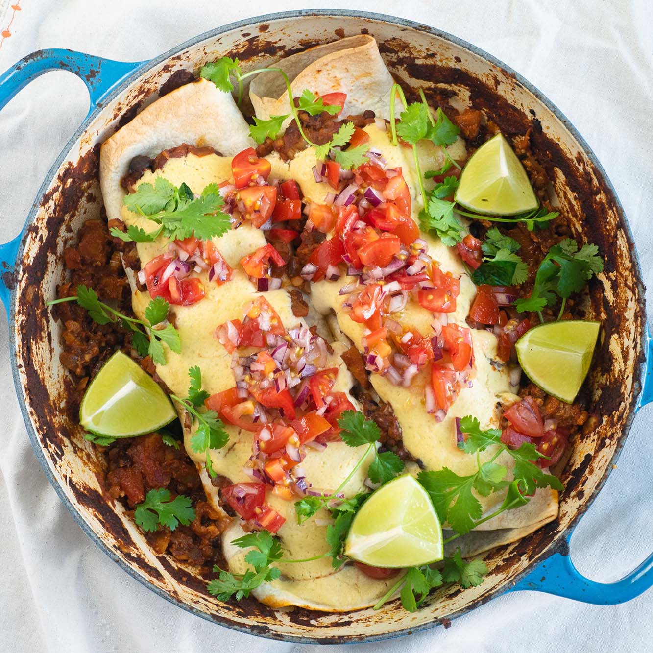 NEW Enchiladas + Peanut Butter Curry 😍 Planthood