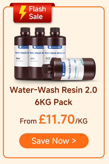 Water-Wash Resin 2.0  6KG Pack  From £11.70/KG