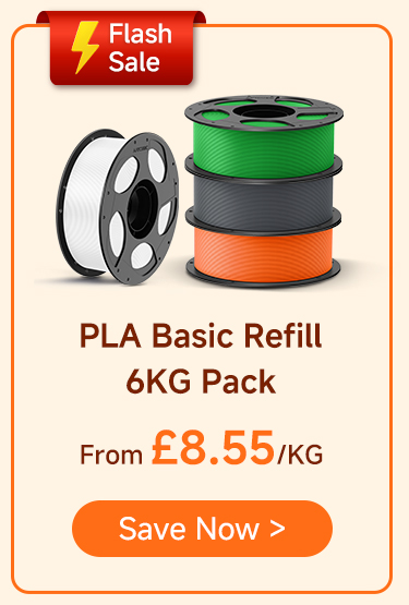 PLA Basic Refill  6KG Pack  From £8.55/KG