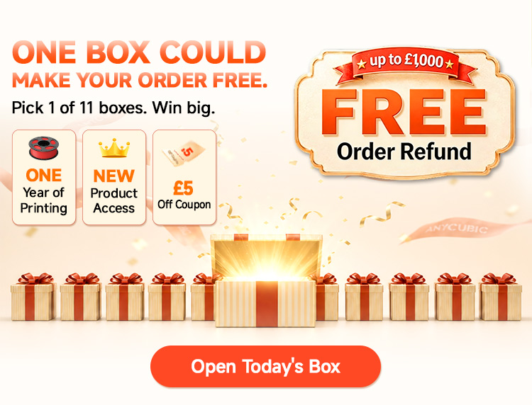 ONE BOX COULD MAKE YOUR ORDER FREE.