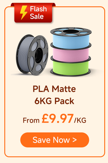 PLA Matte 6KG Pack  From £9.97/KG