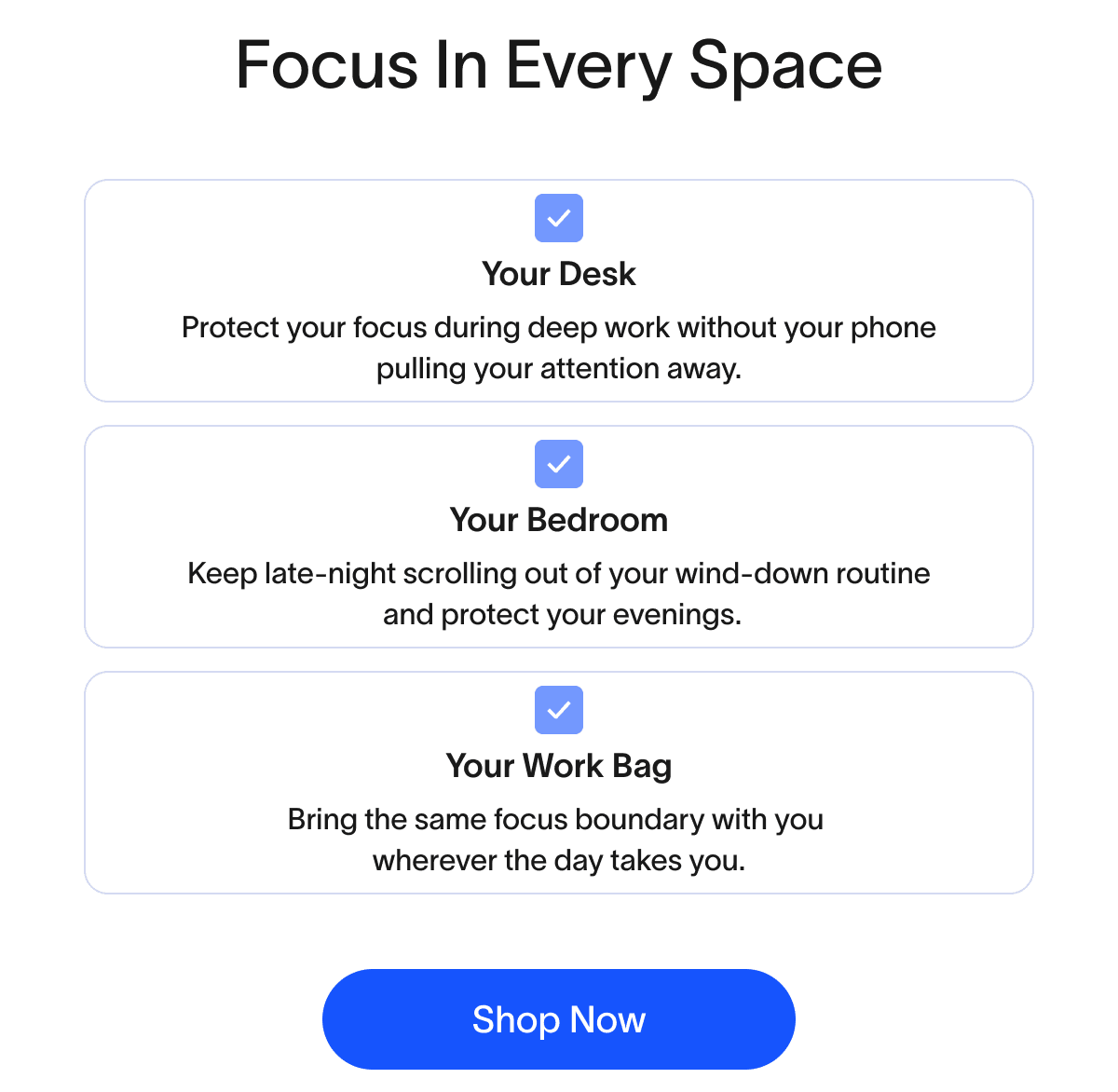Focus In Every Space