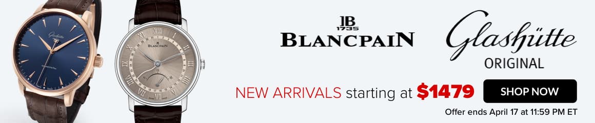 BLANCPAIN & GLASHÜTTE SALE