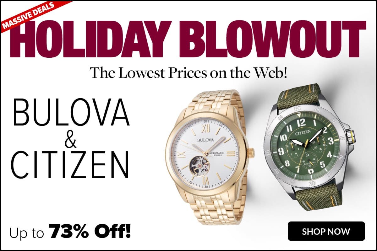 SHOP BULOVA & CITIZEN