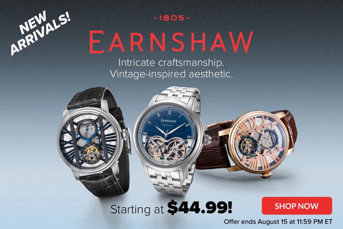 THOMAS EARNSHAW SALE