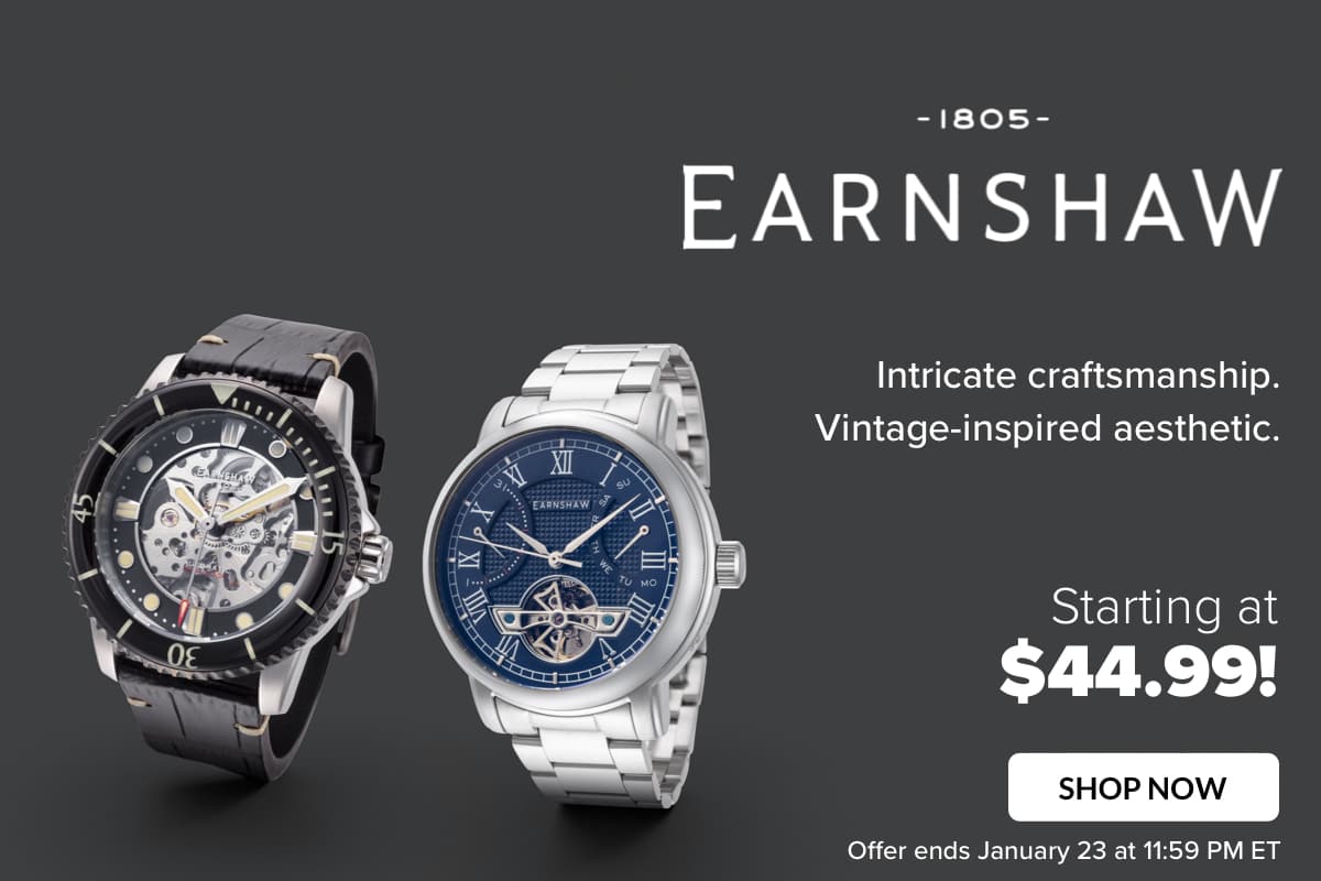 EARNSHAW SALE