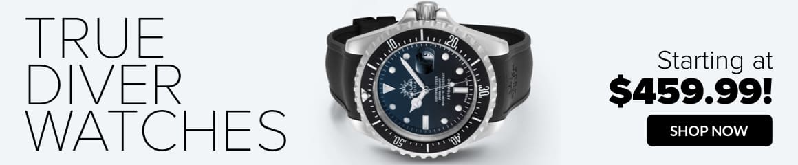 SHOP TRUE DIVER WATCHES
